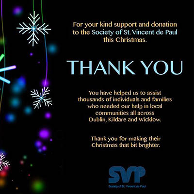 Society of Saint Vincent de Paul Christmas Appeal