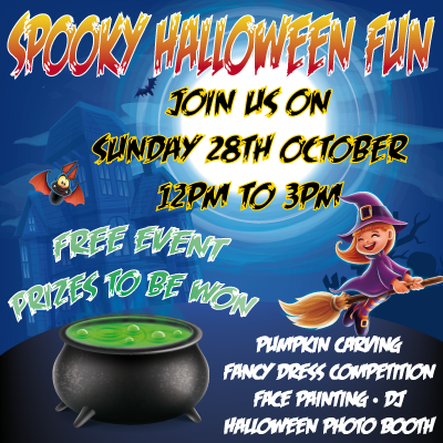 Spooky Halloween Fun Sunday 28th October